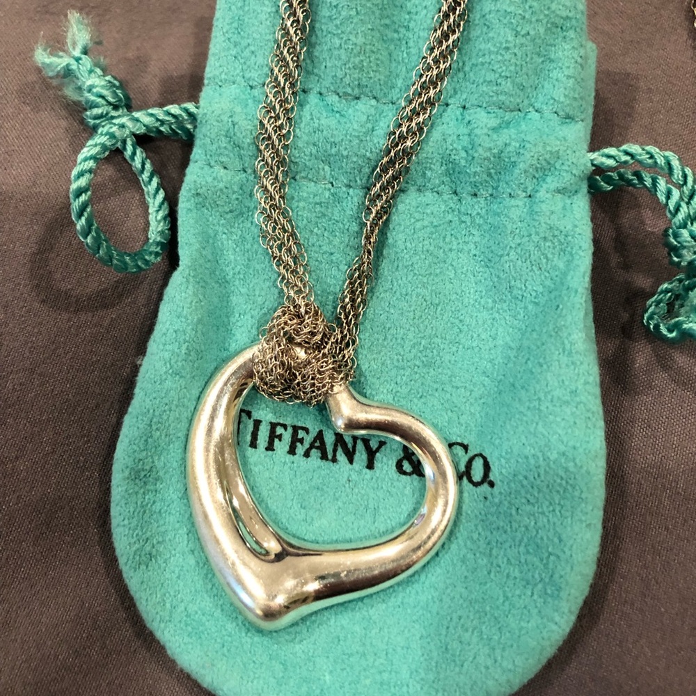 Tiffany & Co Open Heart Necklace
